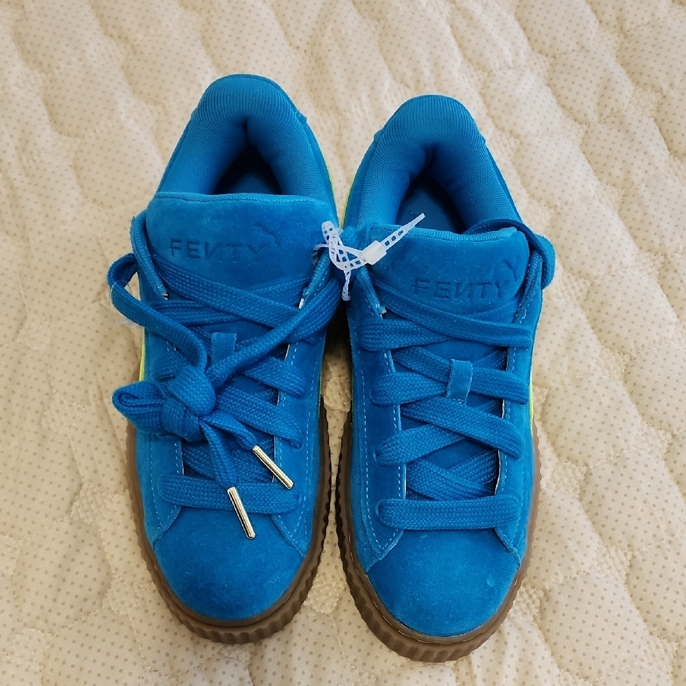 Puma X Fenty Creeper Phatty Junior's Speed Blue/Lime Pow/Gum Sneakers